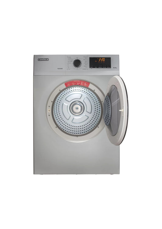 Swiss 8kg Silver Tumble Dryer TDEV80S