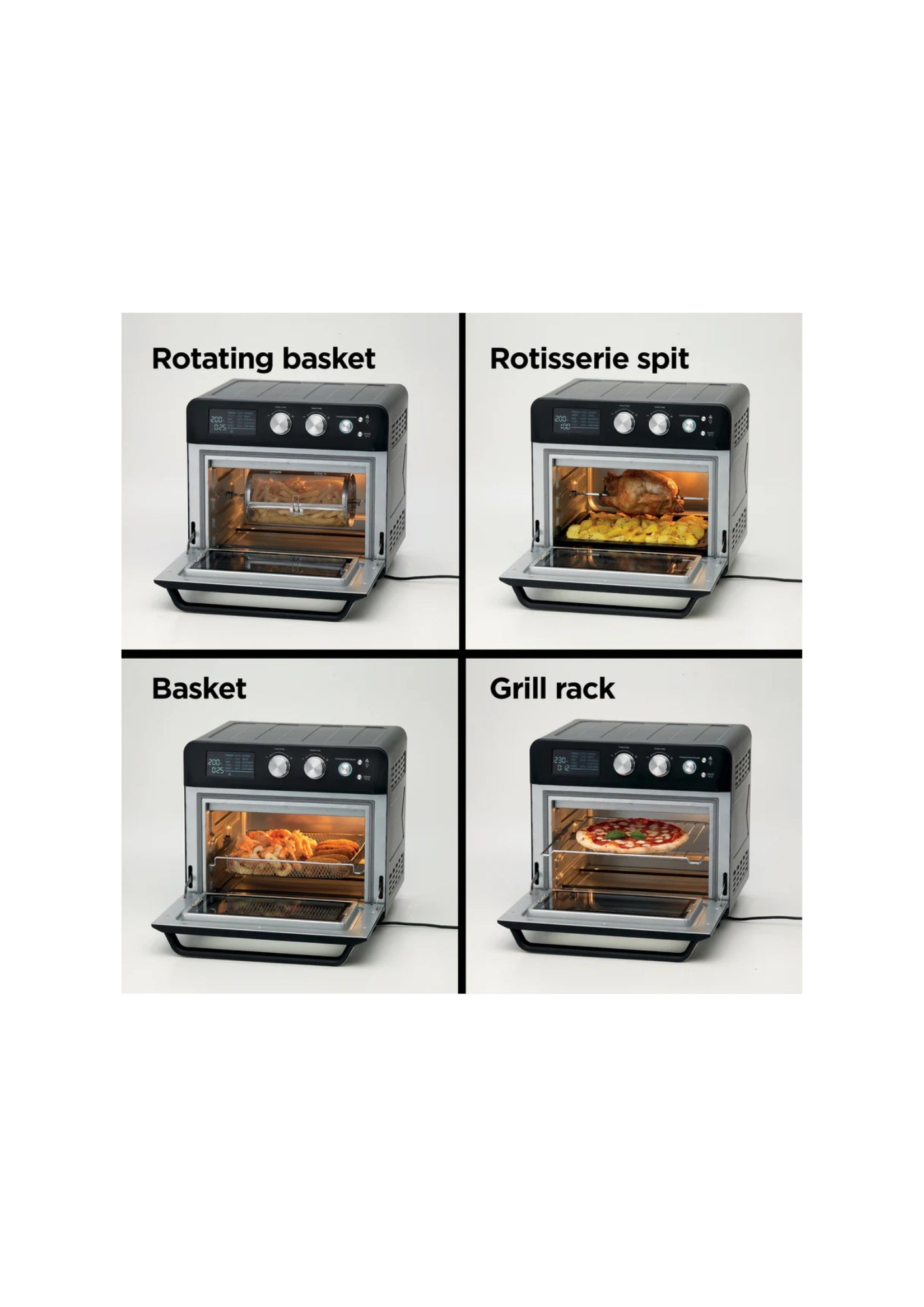 Kenwood Black 25L Airfryer Oven