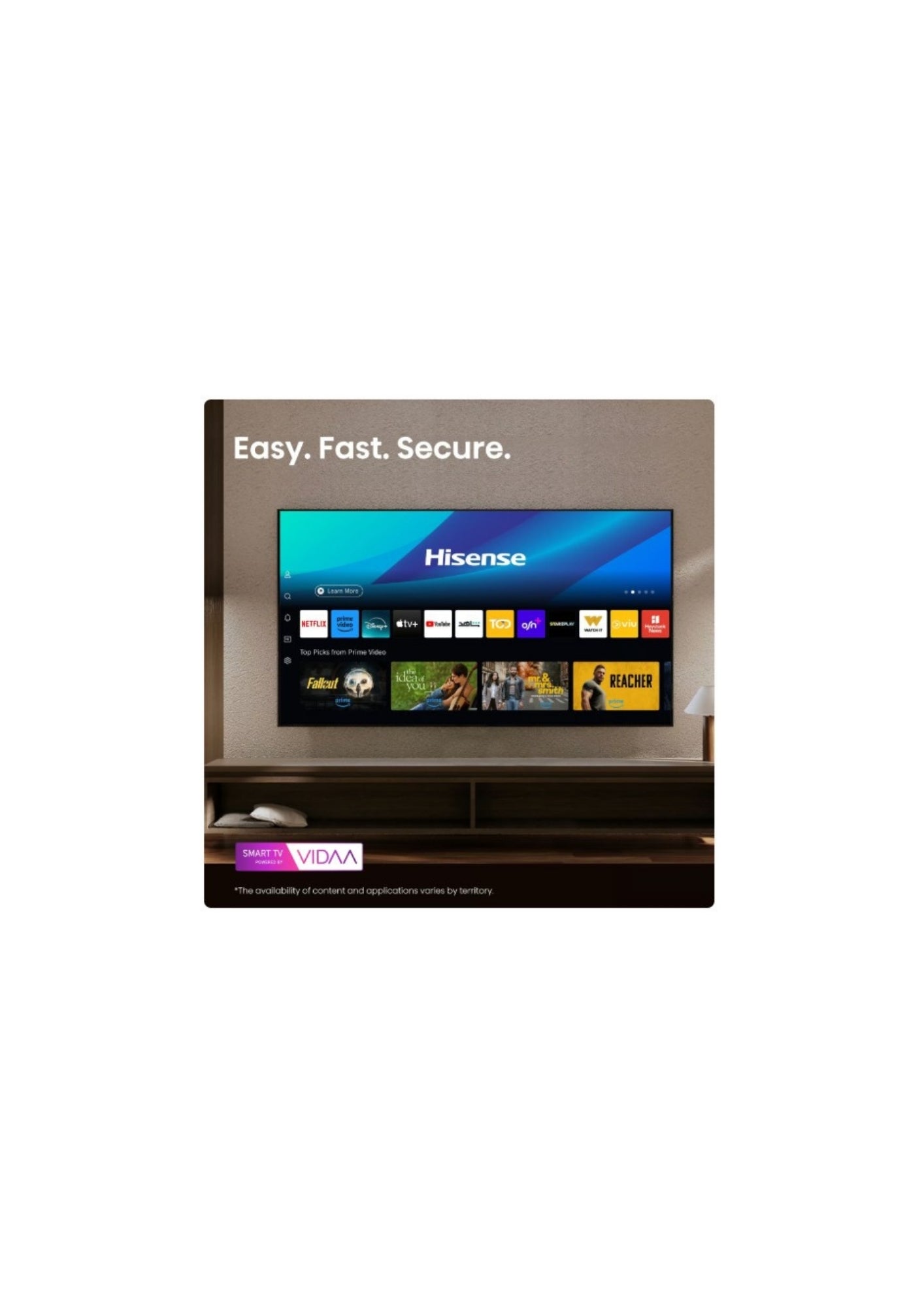 Hisense 32″ HD VIDAA Smart TV ELED32A4Q