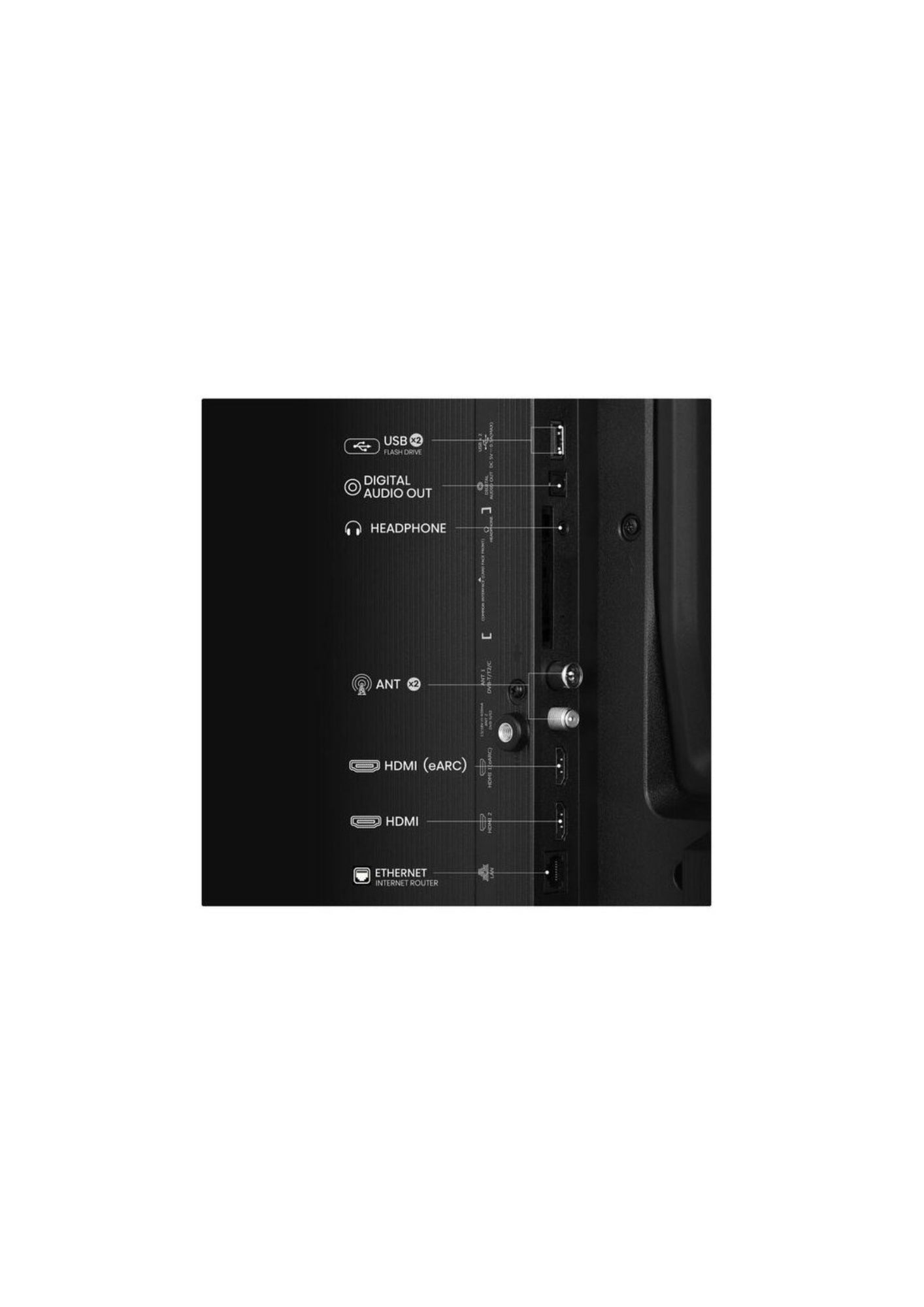 Hisense TV, 40″ QLED SMART FHD ELED40A5Q