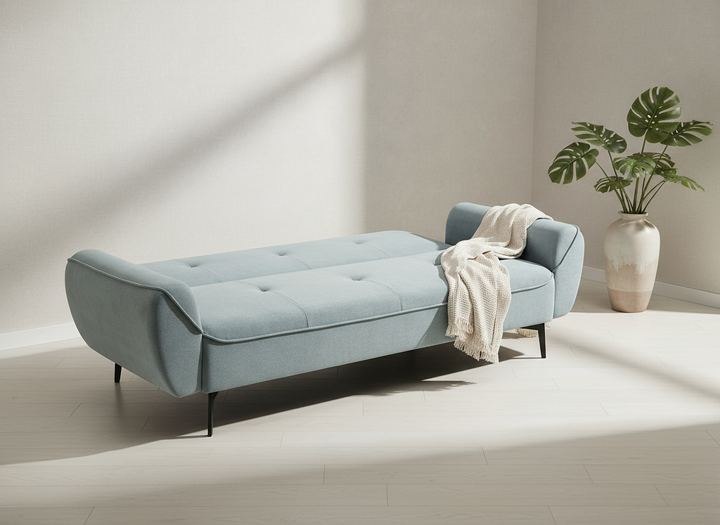 Kendall Sleeper Couch - Fabric Green Ash