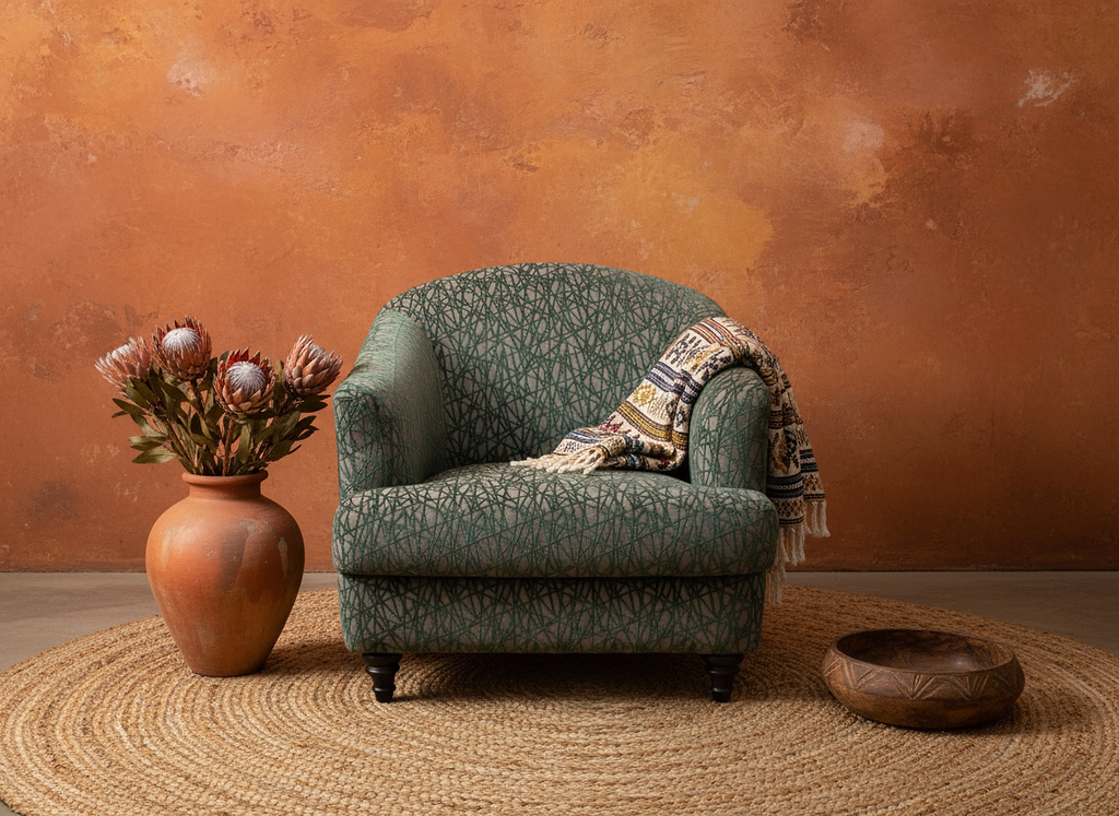 Ntombi Tub Chair - Velvet Jungle