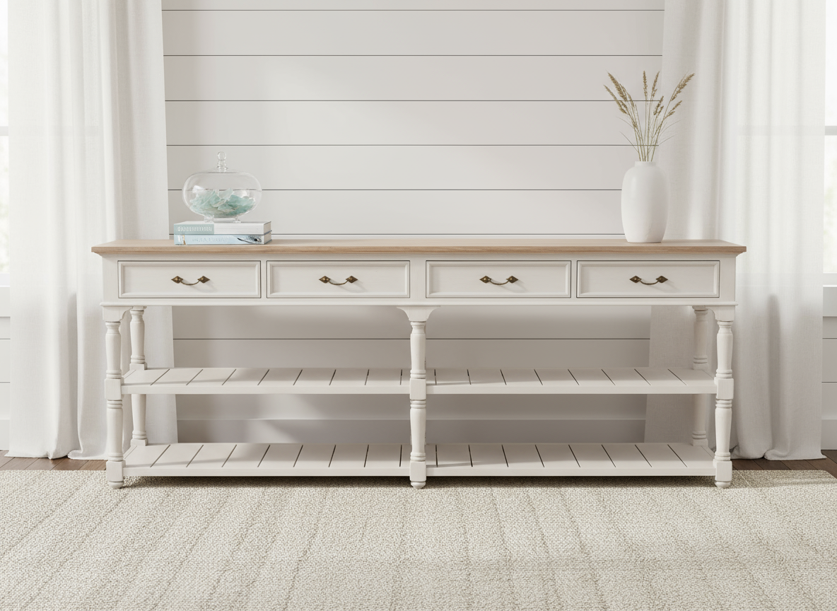 Provence Server - 4 Drawer