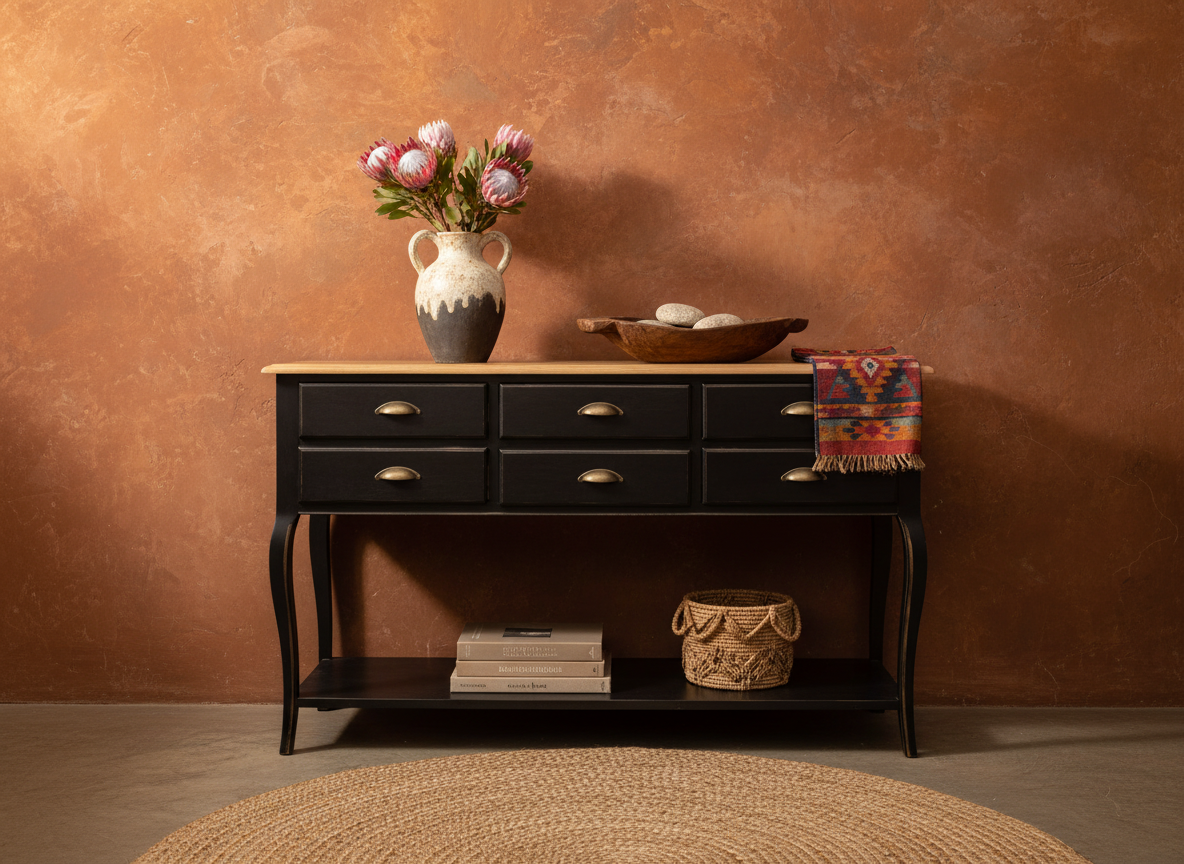 Vintage 6-Drawer Server