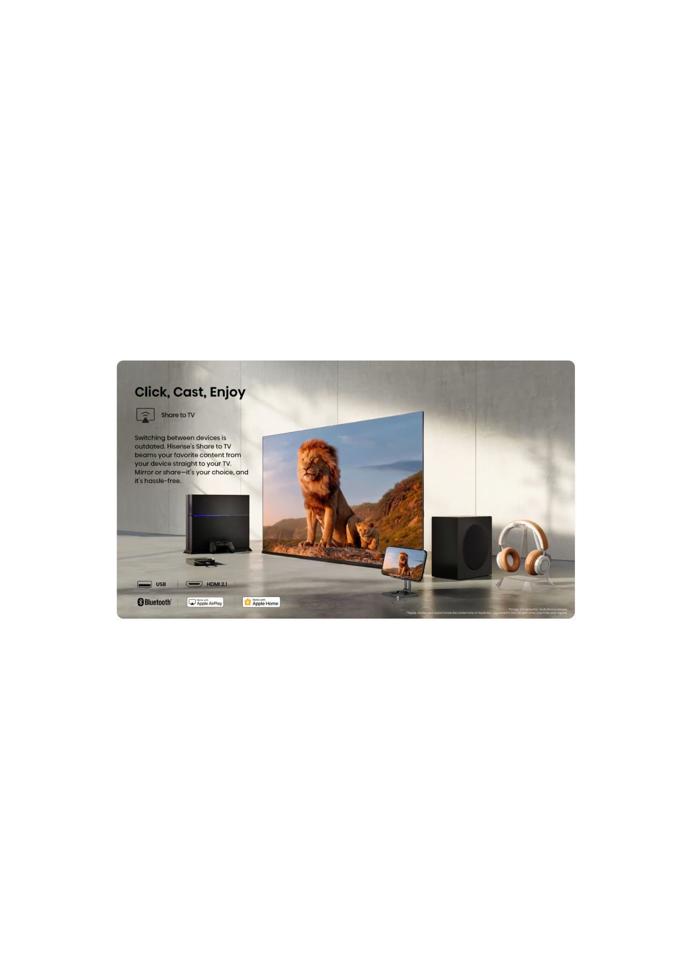 Hisense 55″ QLED 4K 60Hz VIDAA Smart TV 55Q6Q