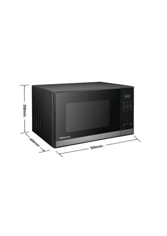 Hisense 37L Black Microwave H37MOBS5X