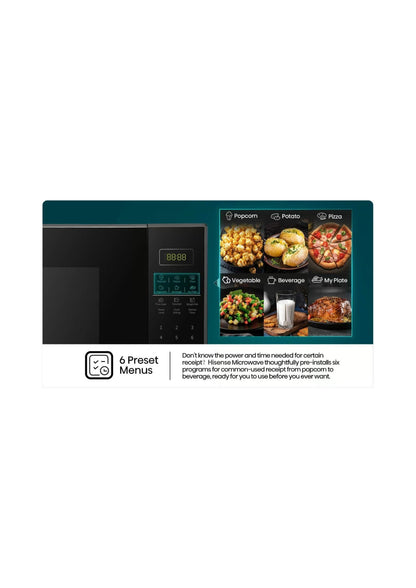 Hisense 37L Black Microwave H37MOBS5X
