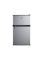 Midea 87L Silver Double Door Bar Fridge HD-113FN