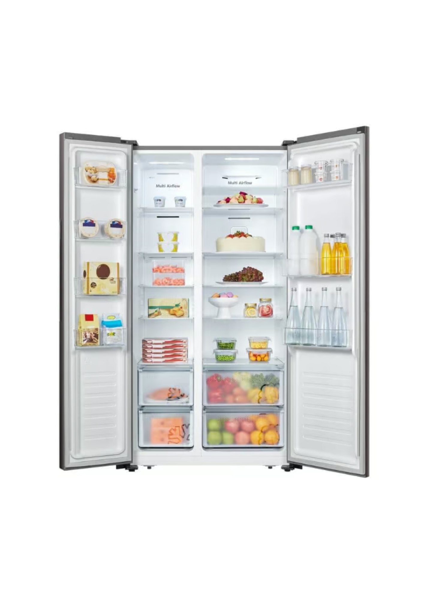 Hisense 508L Side By Side Fridge-Freezer H670SIT