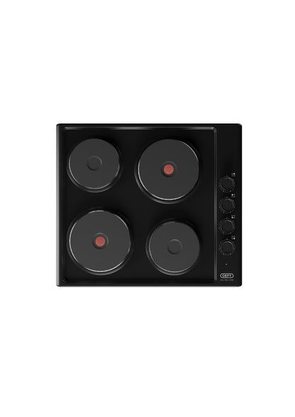 Defy 60cm Black Slimline Hob With Control Panel
