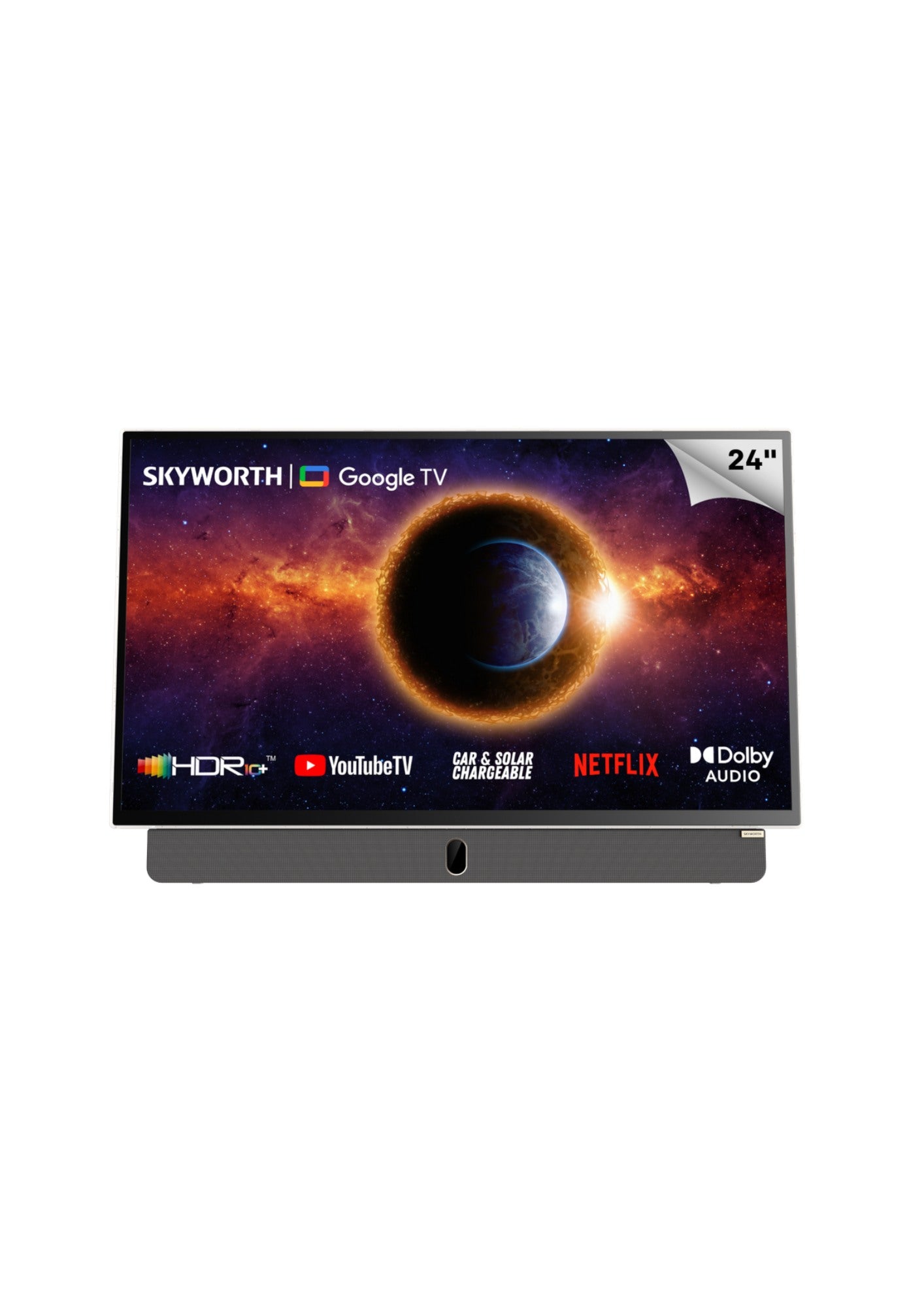 Skyworth 24" FHD Portable Google Smart TV with Battery STF6800