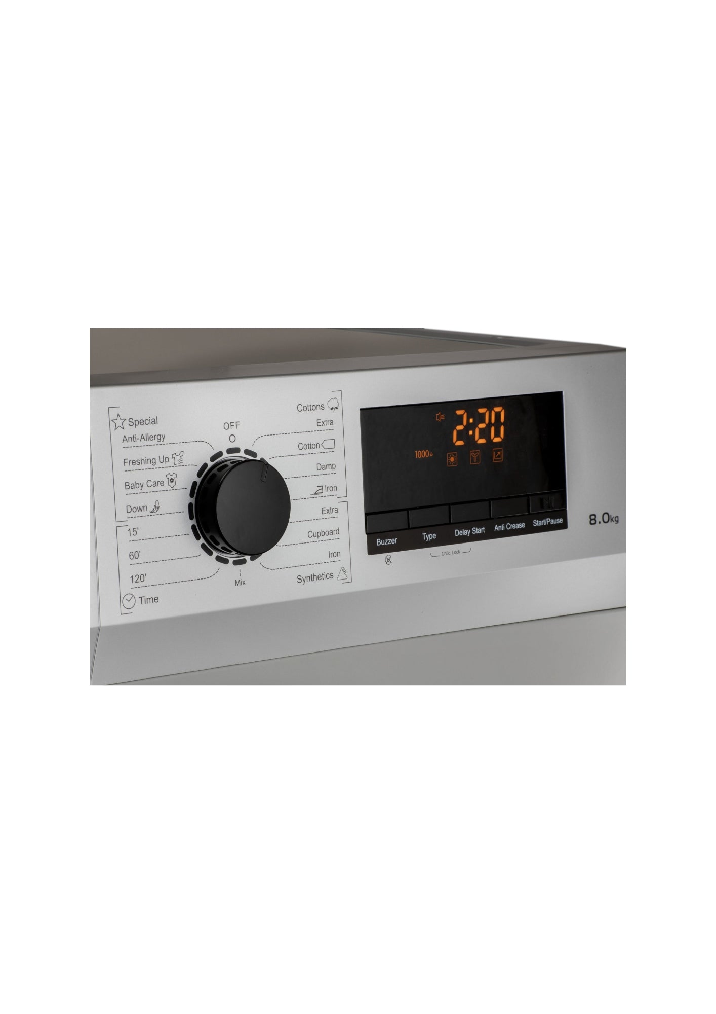 Swiss 8kg Tumble Dryer – Silver TDEV80S