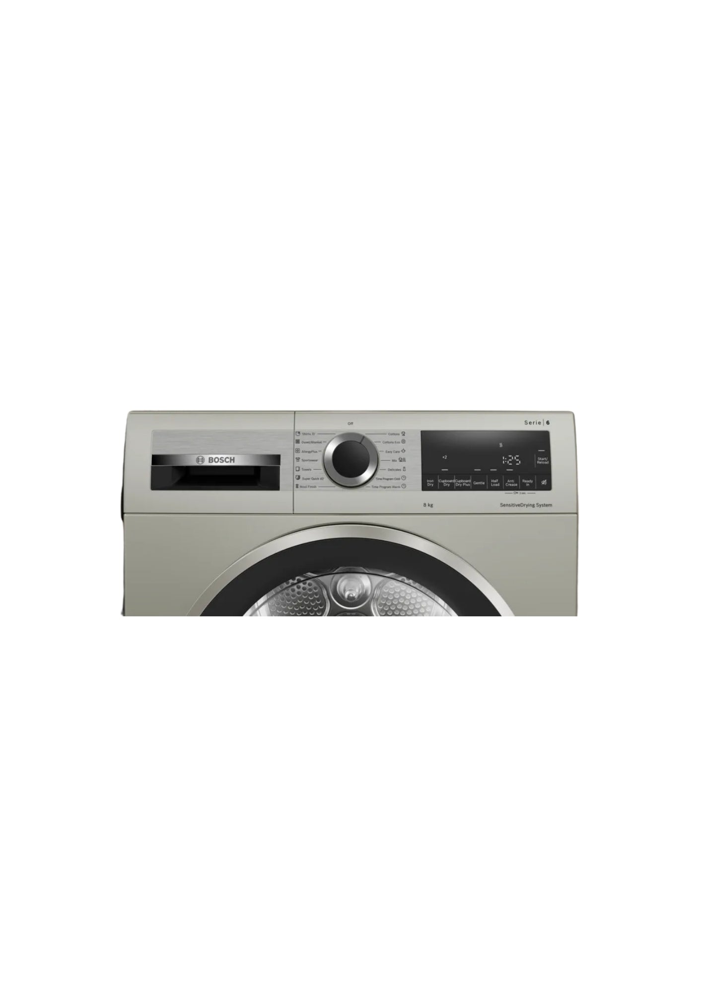 Bosch Condenser Tumble Dryer 8 kg Silver inox WPG1410XZA