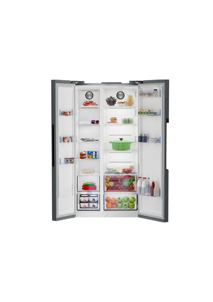 Defy 91cm Side by Side Naturelight Dark Inox DFF636