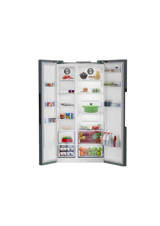 Defy 91cm Side by Side Naturelight Dark Inox DFF636