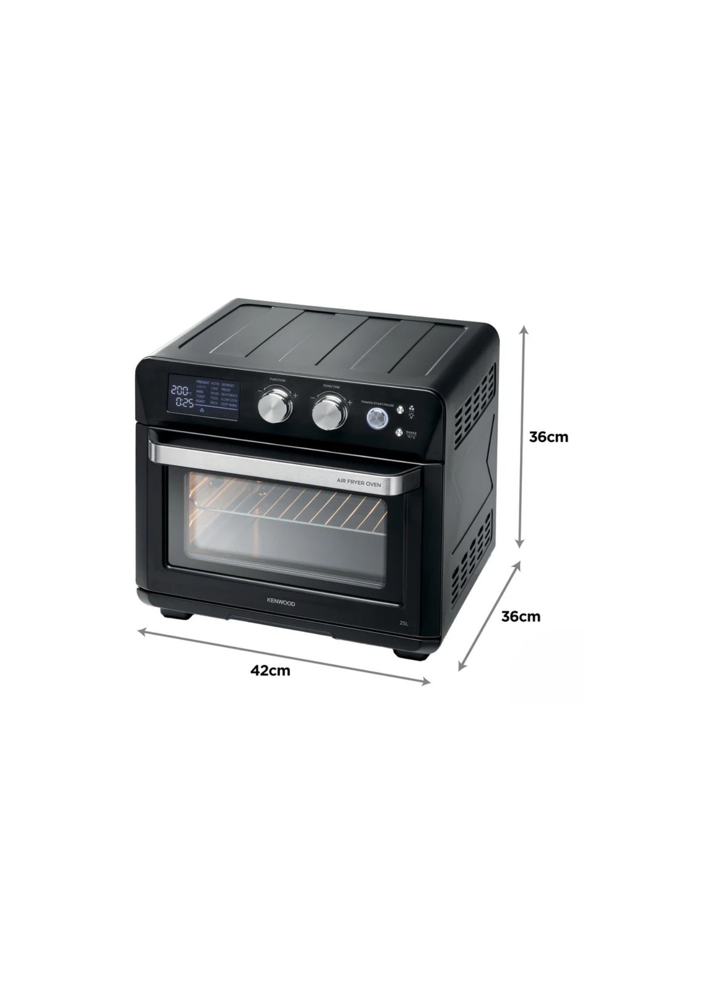 Kenwood Black 25L Airfryer Oven