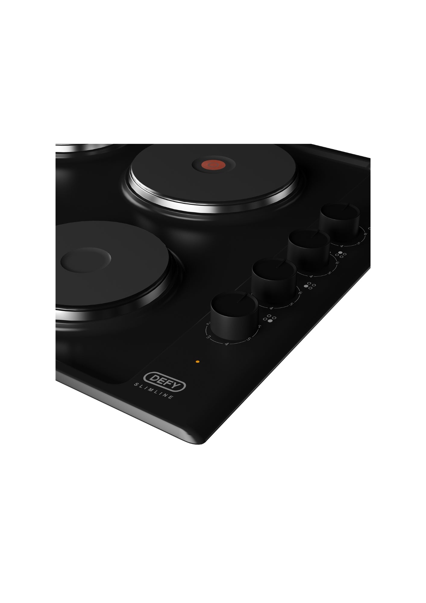 Defy 60cm Black Slimline Hob With Control Panel