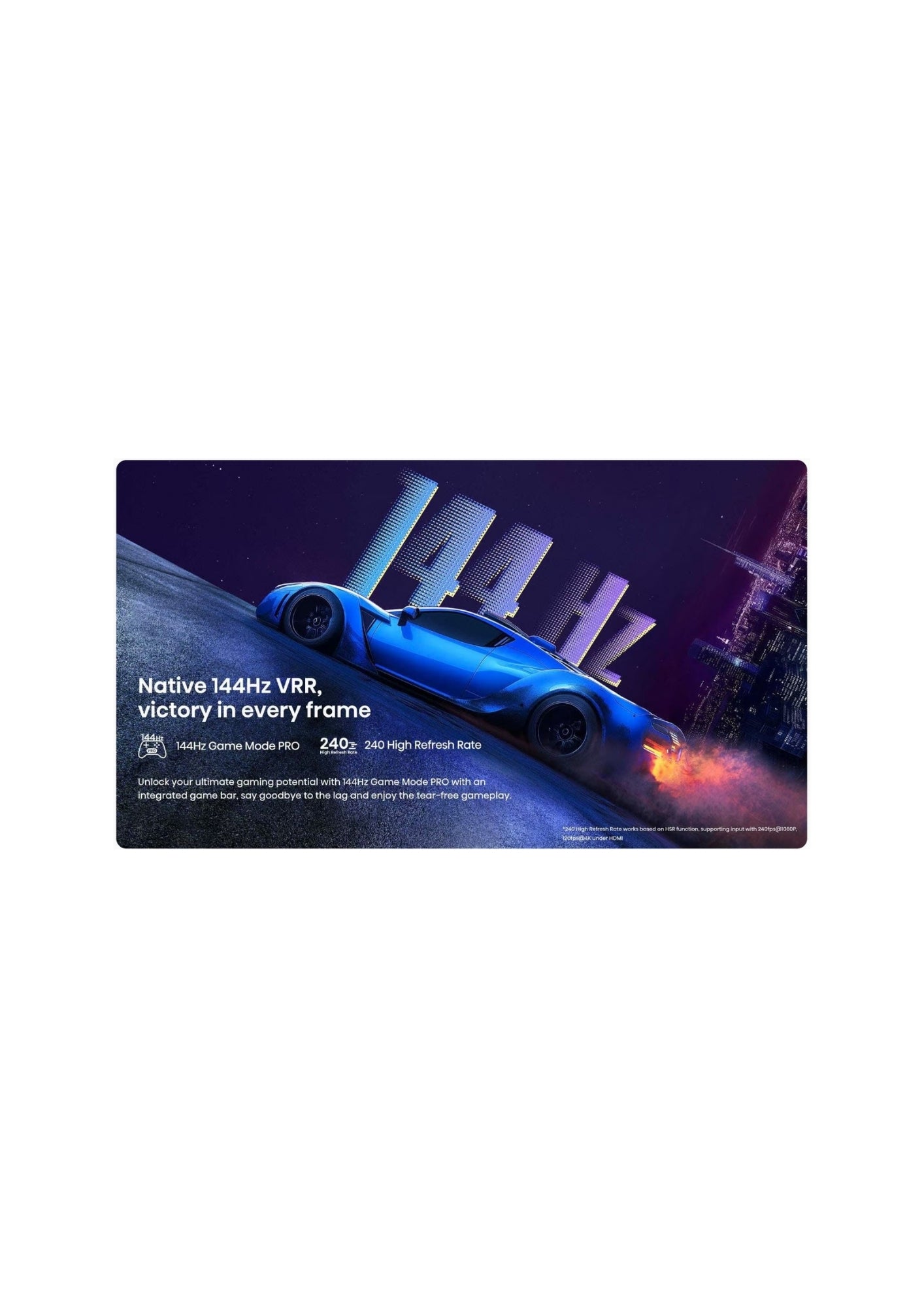 Hisense 65″  144Hz VRR QLED TV ELED65U6NPRO