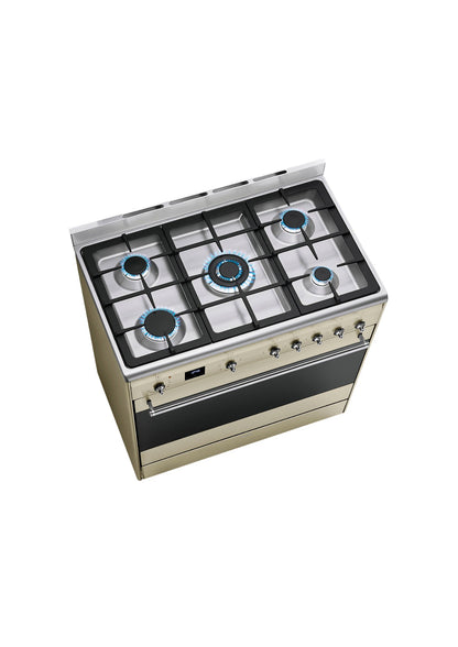 Smeg 90cm Gas/Electrical Oven SSA91MAP2
