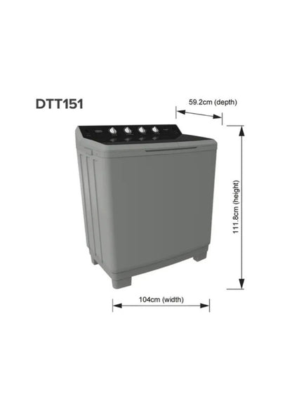 Defy 15kg Twinmaid Twin Tub