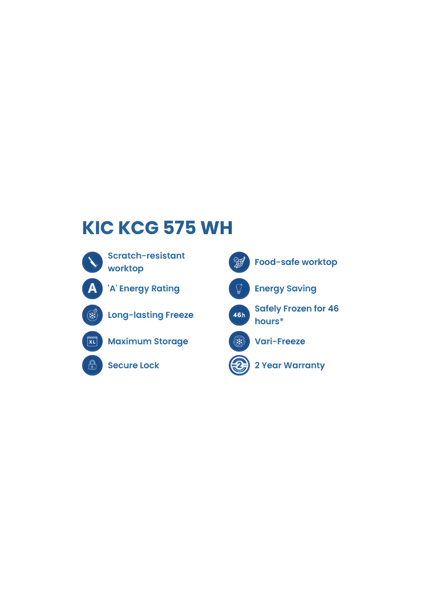 KIC 297L Chest Freezer KCG305