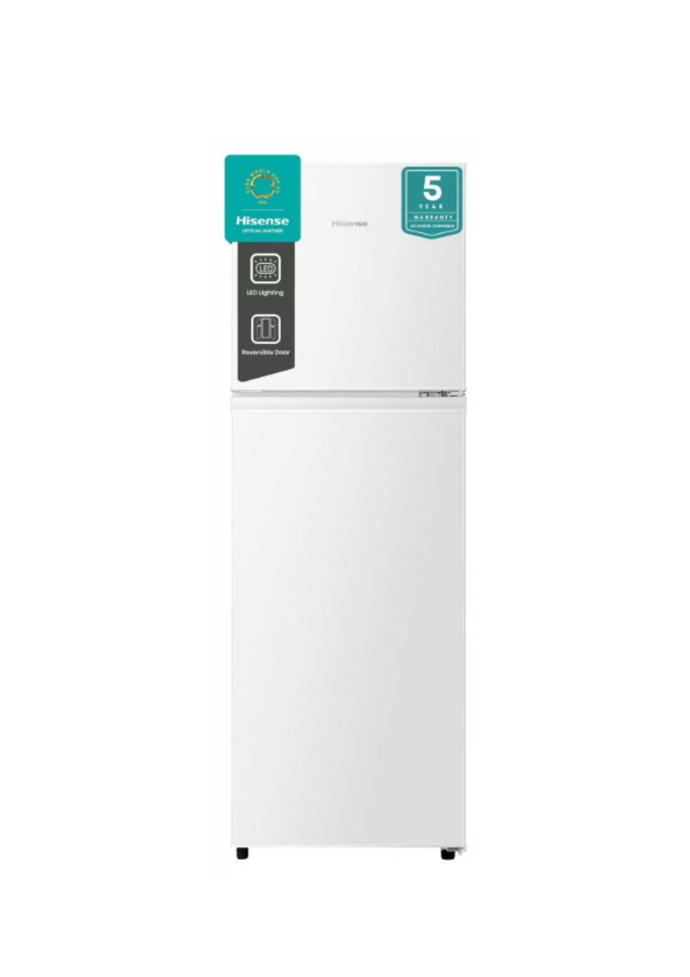 Hisense 154L Combi Refrigerator with Freezer H225TWH