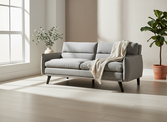 Emerson Sleeper Couch - Fabric Light Grey