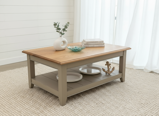 HAVANT Coffee Table 112cm - Hollyhock / Gunsmoke (Oak)