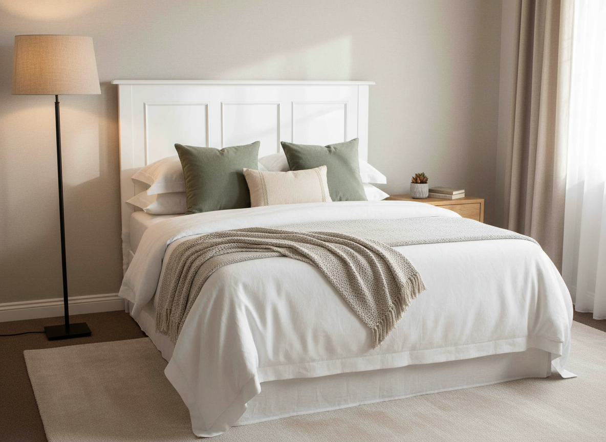 BASTILLE Headboard 1.4m High, Queen