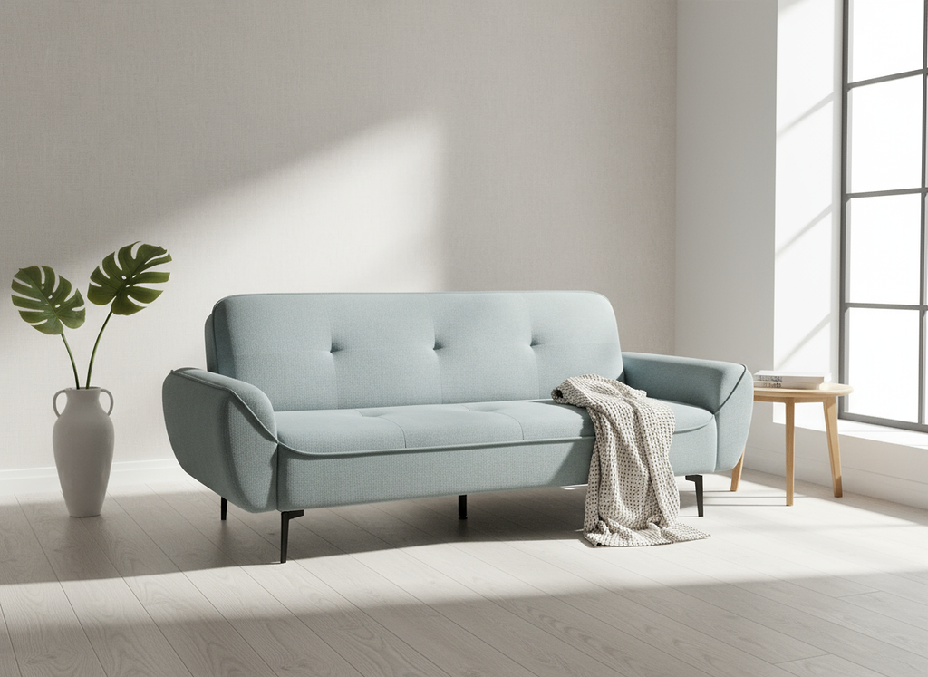 Kendall Sleeper Couch - Fabric Green Ash