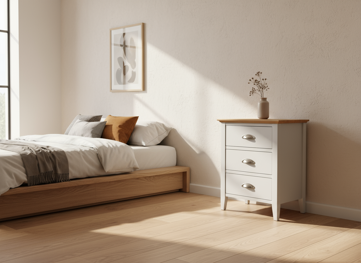 New England Pedestal – 3 Drawer